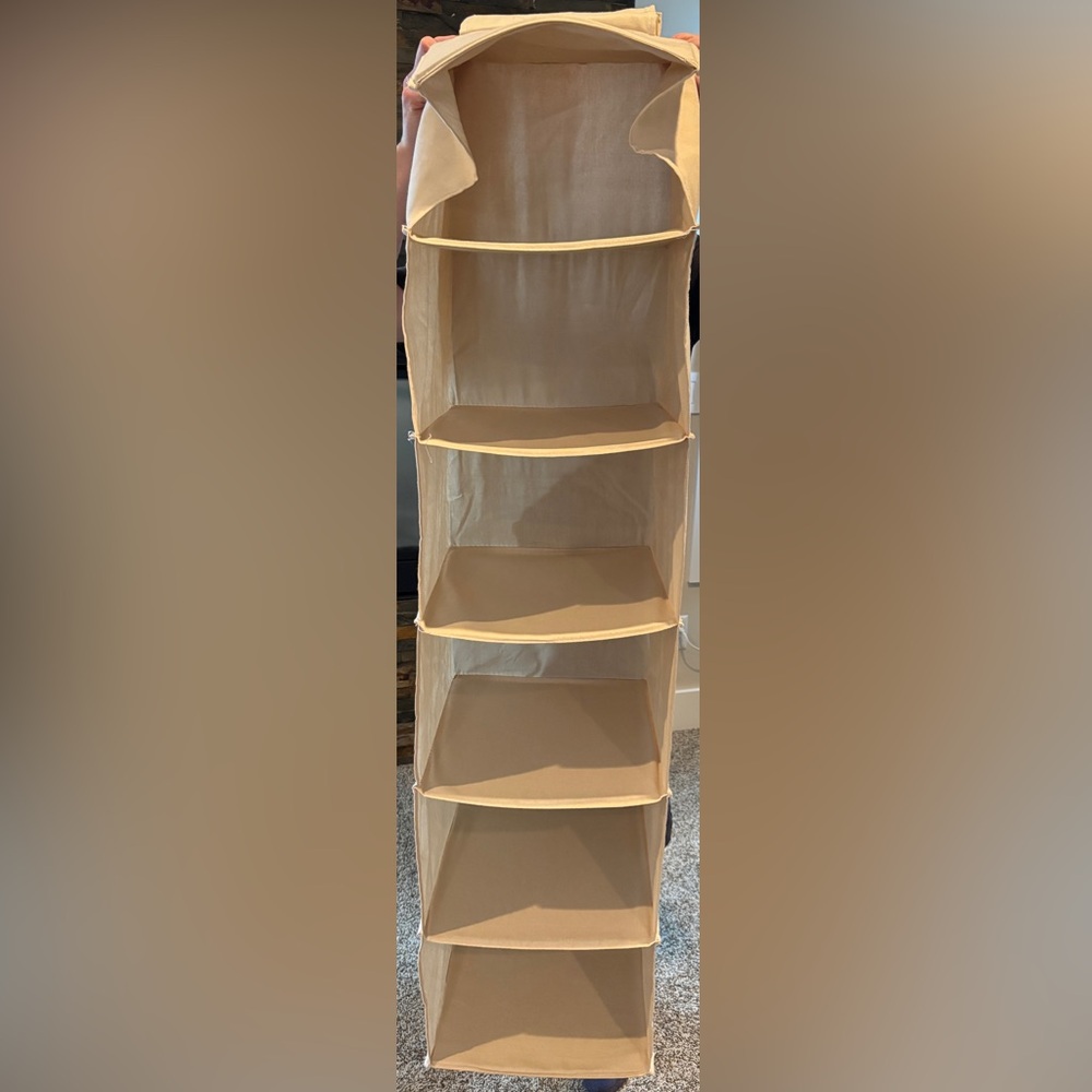 The Container Store Hanging Closet Organizer, 6 Compartment